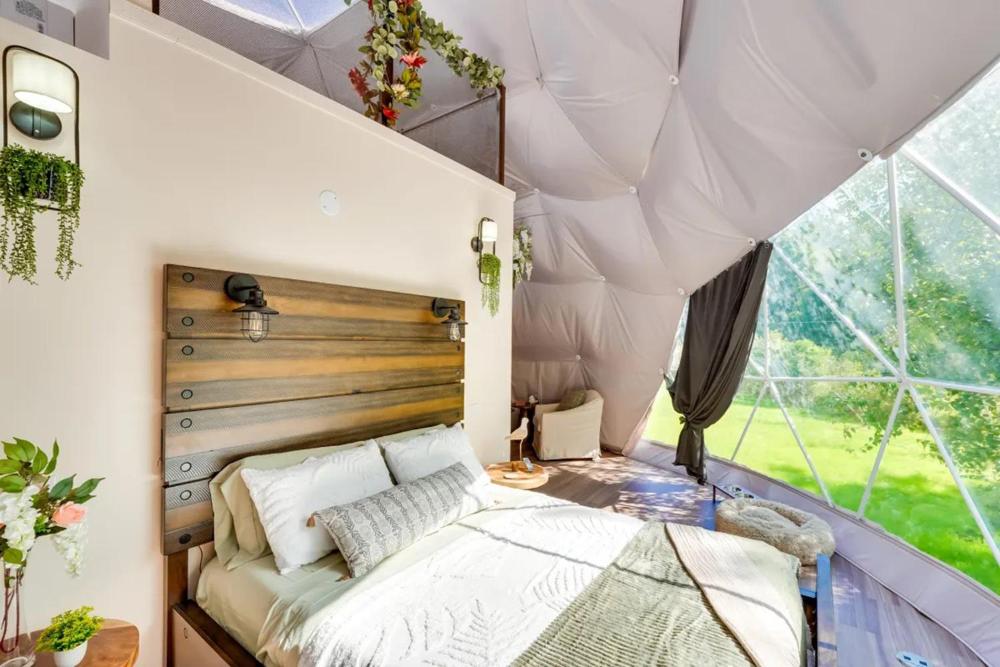 Tent interior